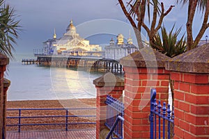 Eastbourne pier basking in late afternoon sun