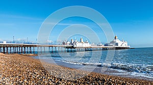 Eastbourne pier in beautiful sunny day