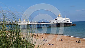 Eastbourne Pier on the coast of Southern England