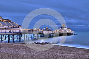 Eastbourne pier at night