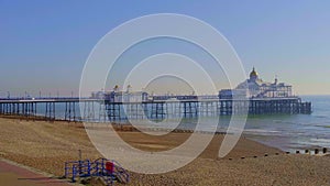 Eastbourne pier at the South Coast of England