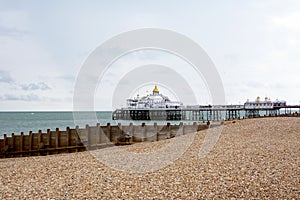 Eastbourne Pier on the southeast coast of England