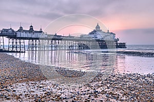 Eastbourne pier at sunrise