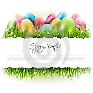 Easter background with copyspace