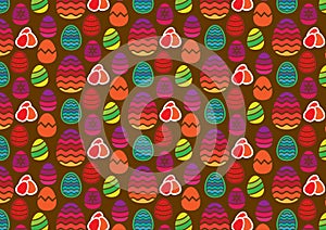 Easter background pattern for wallpapers