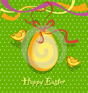 Easter background vector