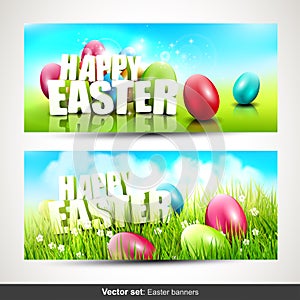 Easter banners