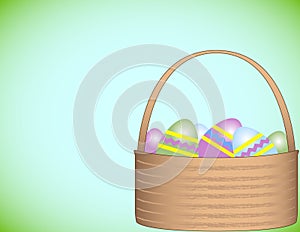 Easter Basket Background