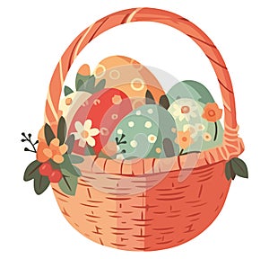 easter basket eggs