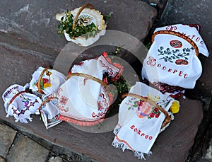 Easter basket, eggs, Orthodox Easter,