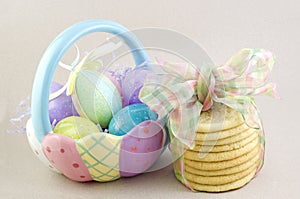 Easter Basket with Sugar Cookies