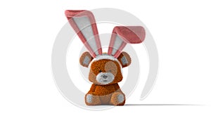 Easter Bear with Bunny Ears