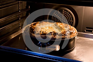 Easter bread in owen