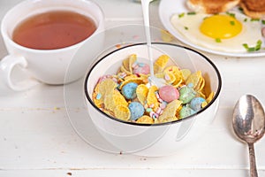 Easter breakfast cereals, corn flakes