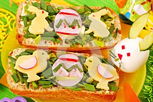 Easter breakfast for child