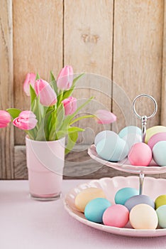 Easter breakfast table
