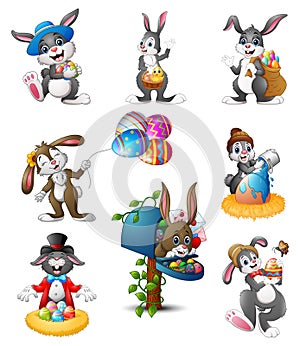 Easter Bunnies cartoon