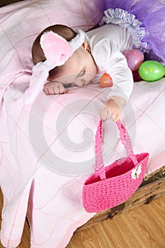 Easter bunny baby