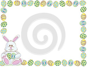 Easter Bunny Border