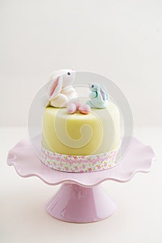 Easter bunny cake