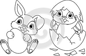 Easter Bunny coloring page