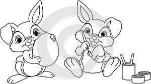 Easter Bunny coloring page