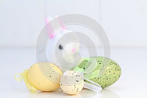 Easter Bunny and Eggs