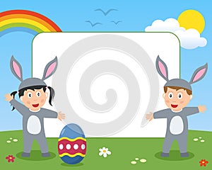 Easter Bunny Kids Photo Frame