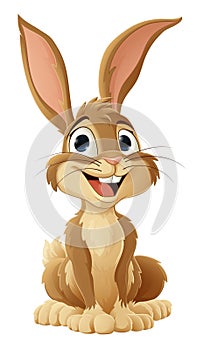 Easter Bunny Rabbit Cartoon Fun Animal Character