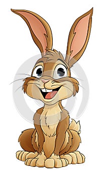 Easter Bunny Rabbit Cartoon Fun Animal Character