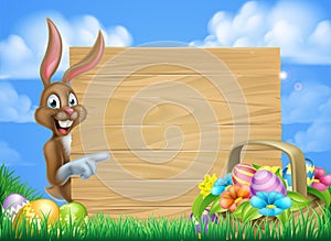 Easter Bunny Sign