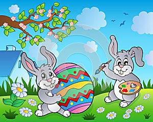 Easter bunny topic image 3 photo