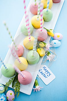 Easter cake pops