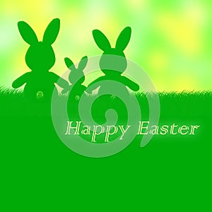 Easter card: Happy Easter