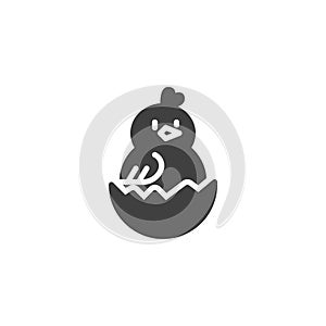 Easter Chick vector icon
