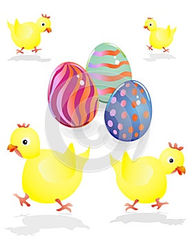 Easter chickens