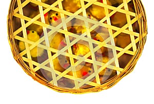 Easter Chicks in a Basket