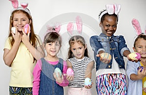 Easter Children Together Studio Concept