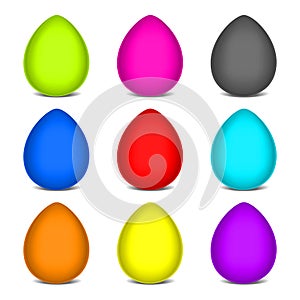 Easter color pattern vector