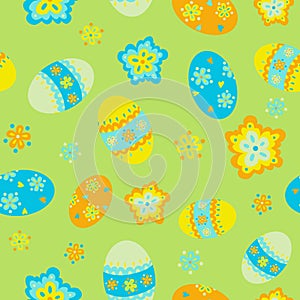 Easter colored ess bright color green pattern