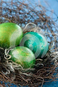 Easter colorful eggs