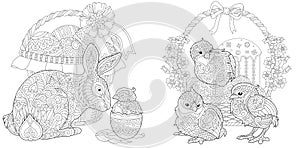 Easter Coloring Page photo