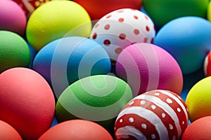 Easter Day, Easter Eggs colorful background