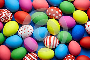 Easter Day, Easter Eggs colorful background