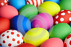 Easter Day, Easter Eggs colorful background