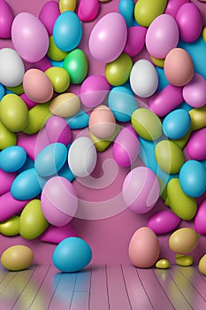 Easter Day Party Celebrations Background