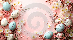 Easter Decorations and Fresh Blooms