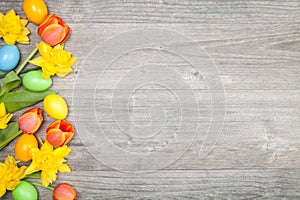 Easter dekoration (copy space)