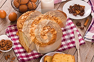 Easter Dove Bread Colomba Pasquale photo