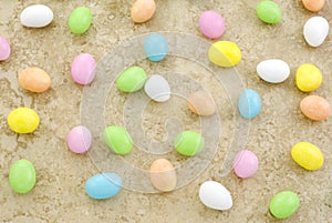 Easter Egg Candy Background